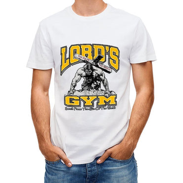 Inkmay Casual Cotton T-shirt Lord S Gym Sin Of World Unisex T-shirtHeavyweight TrueFit T-Shirt