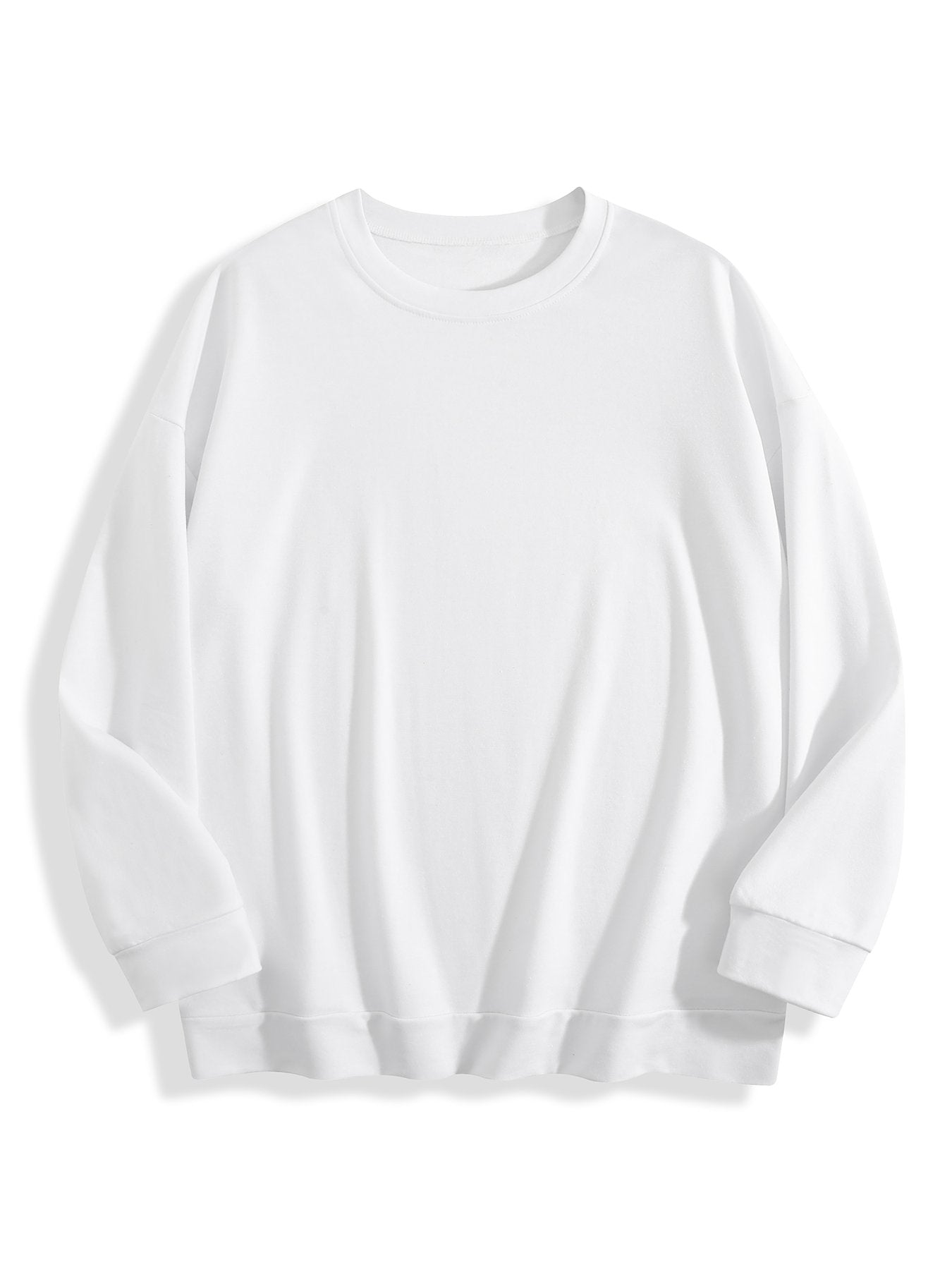 240g Crew Neck Sweatshirt - White