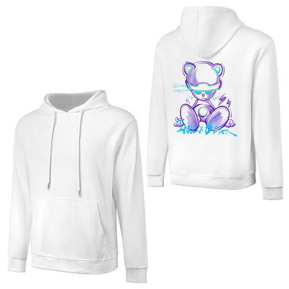 Inlex bear hooded pocket sweatshirt with back detailDailyFit OversizedHoodie