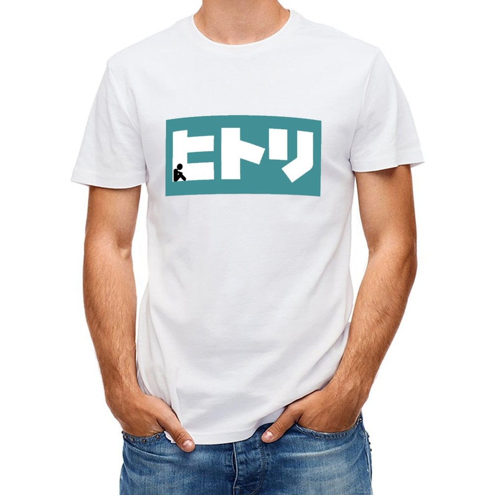 Inkmay Casual Cotton T-shirt Capitalized First Word Pattern Prints Design Unisex T-shirtBasicSeries PremiumSeries T-Shirt