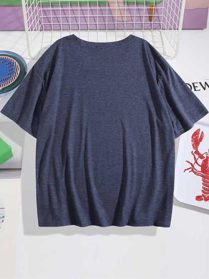 Customizable Front Design Women's Short-Sleeve Navy