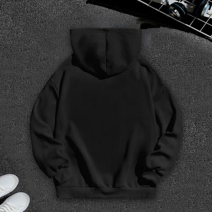 Custom high-quality black hoodie