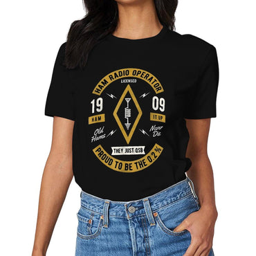 Inkmay Casual  Cotton T-shirt Leave U Above B Pattern Prints Unisex T-shirtSimpleFit EverydayTee T-Shirt