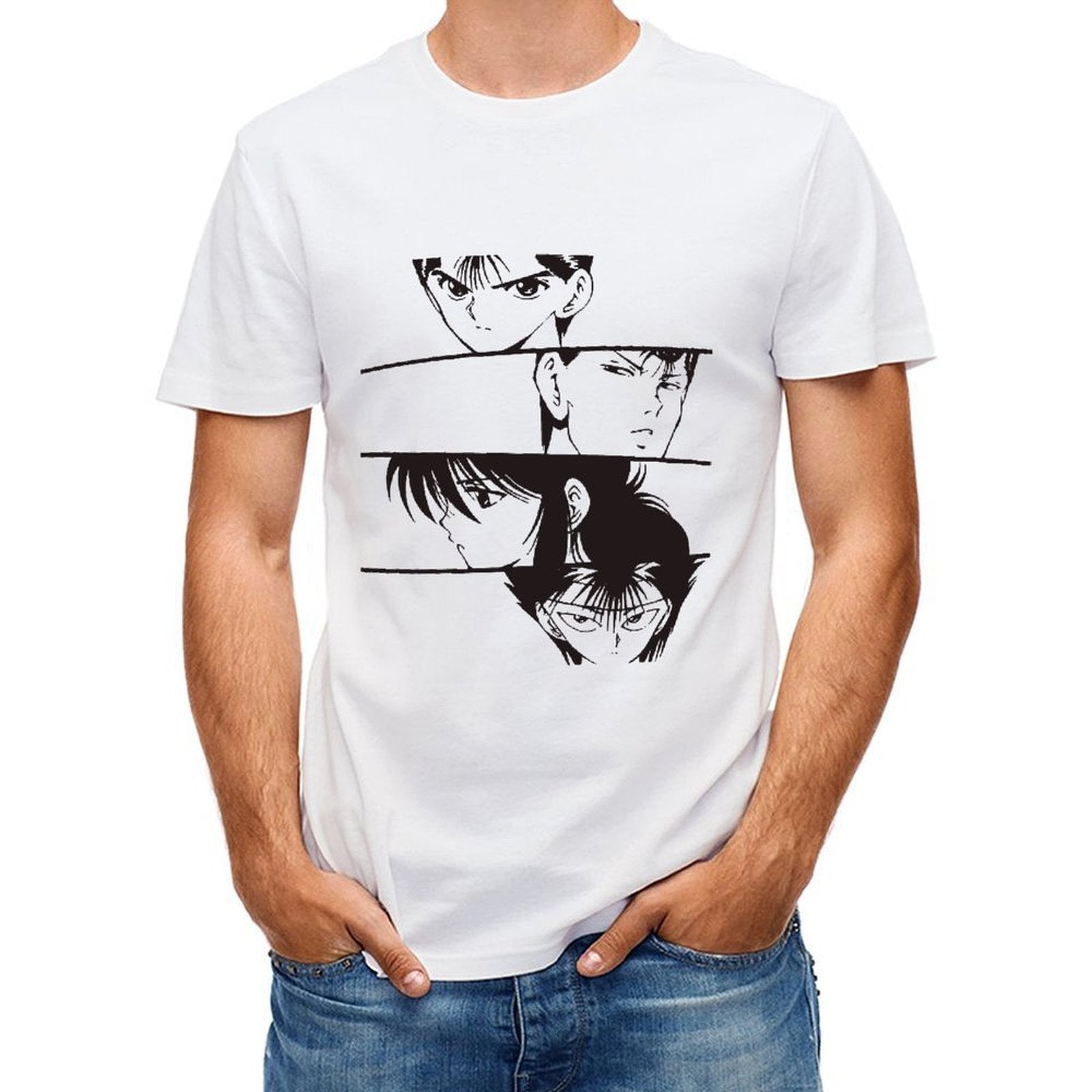 Inkmay Casual Cotton T-shirt Abstract Floral Design With Soft Colors Unisex T-shirtRegularFit PremiumSeries T-Shirt