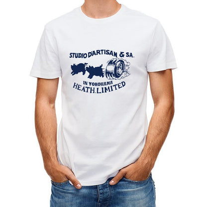 Inkmay Casual Cotton T-shirt Studio D Artisan Sa In Yokohama Unisex T-shirtPremiumSeries Retro T-Shirt