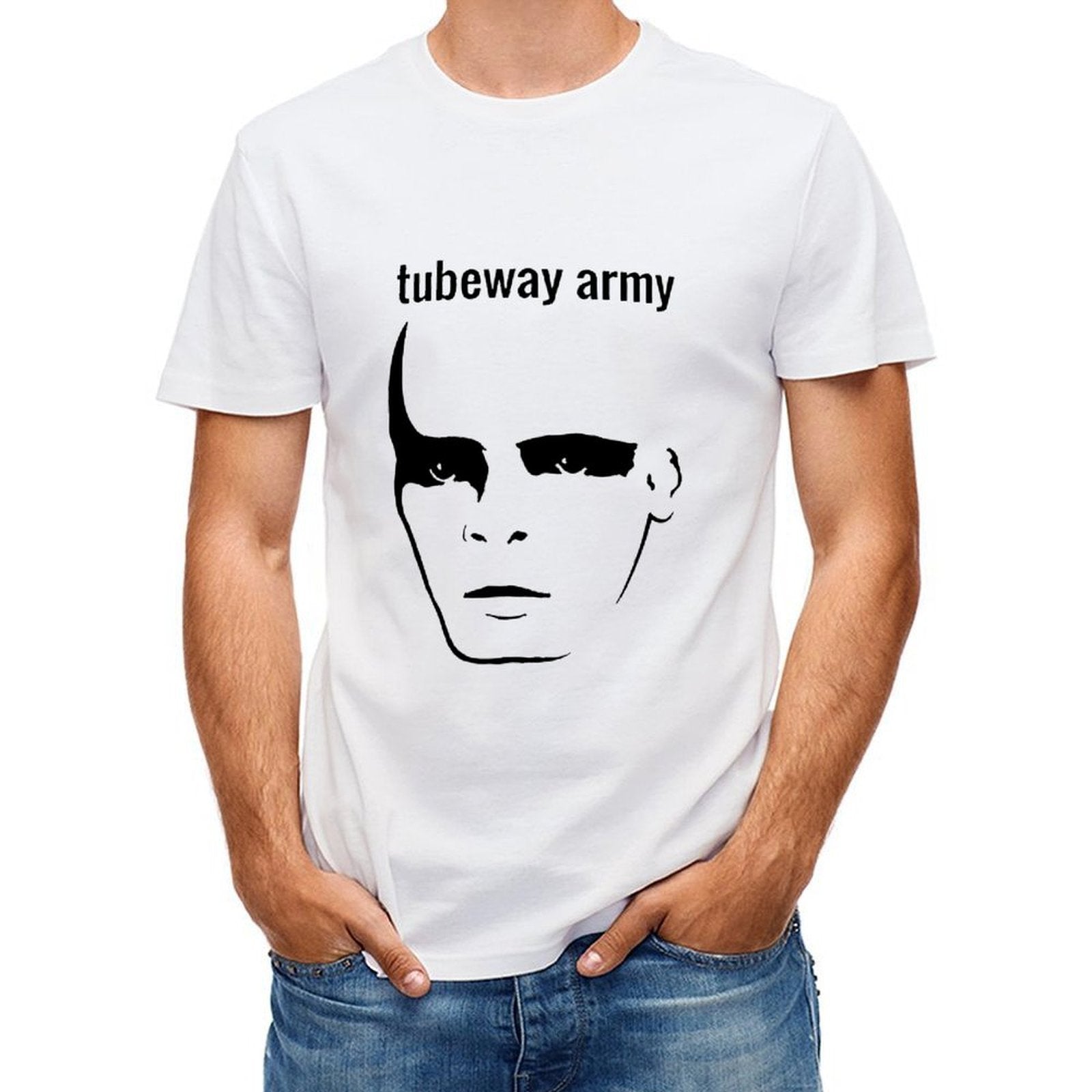 Inkmay Casual Cotton T-shirt Abstract Black And White Design Art Unisex T-shirtAllDay SoftTouch T-Shirt