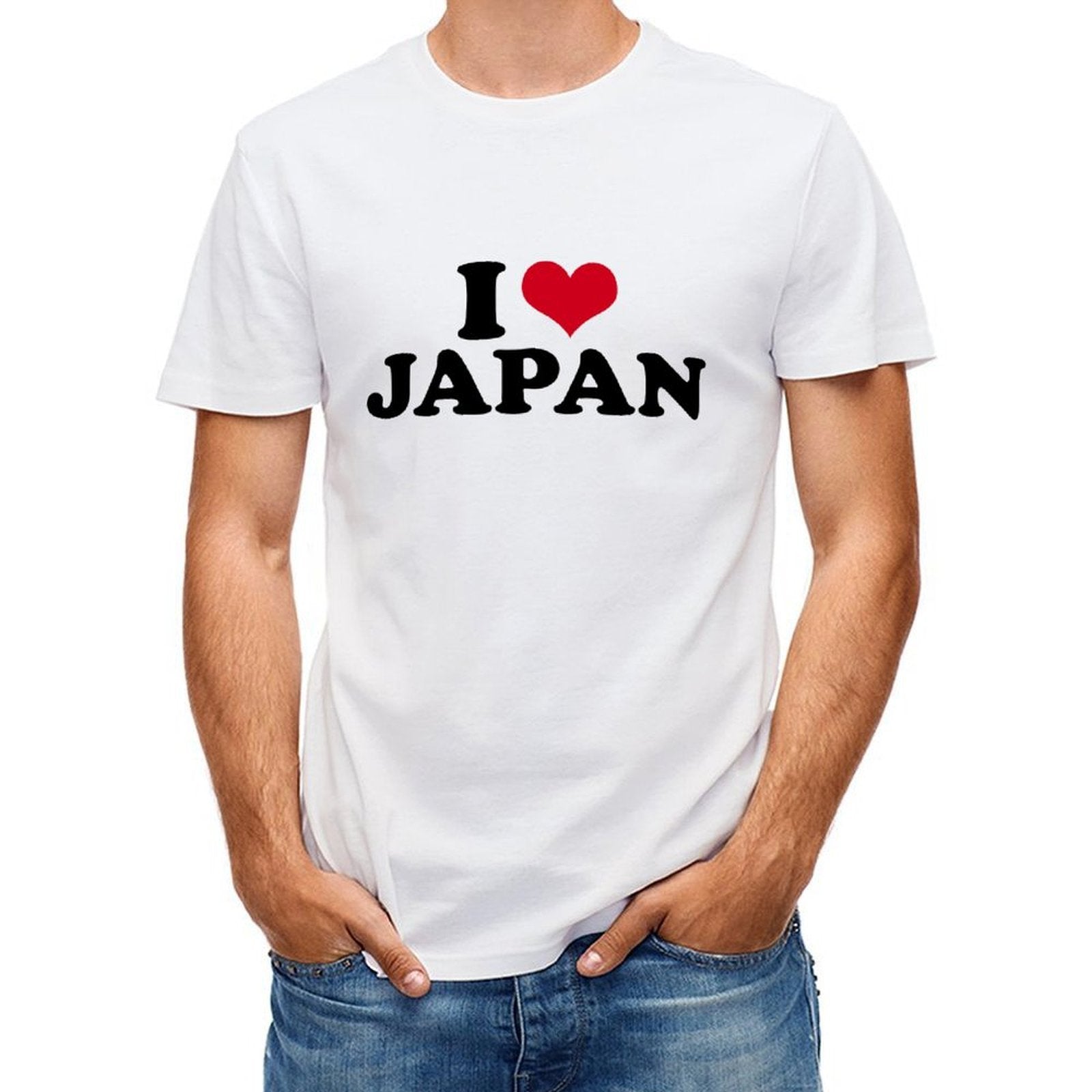 Inkmay Casual  Cotton T-shirt Red Shield On Black Background Simple Unisex T-shirtEasyWear StreetFit T-Shirt