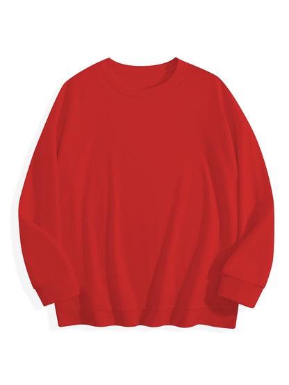 240g Crew Neck Sweatshirt - Dark Red