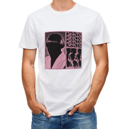 Inkmay Casual  Cotton T-shirt Abstract Art With Geometric Shapes Design Unisex T-shirtTimeless Premium Finish T-Shirt