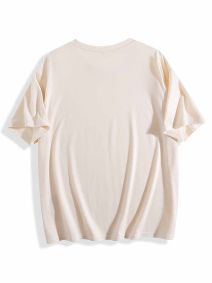 Customizable Front Design Women's Short-Sleeve Beige