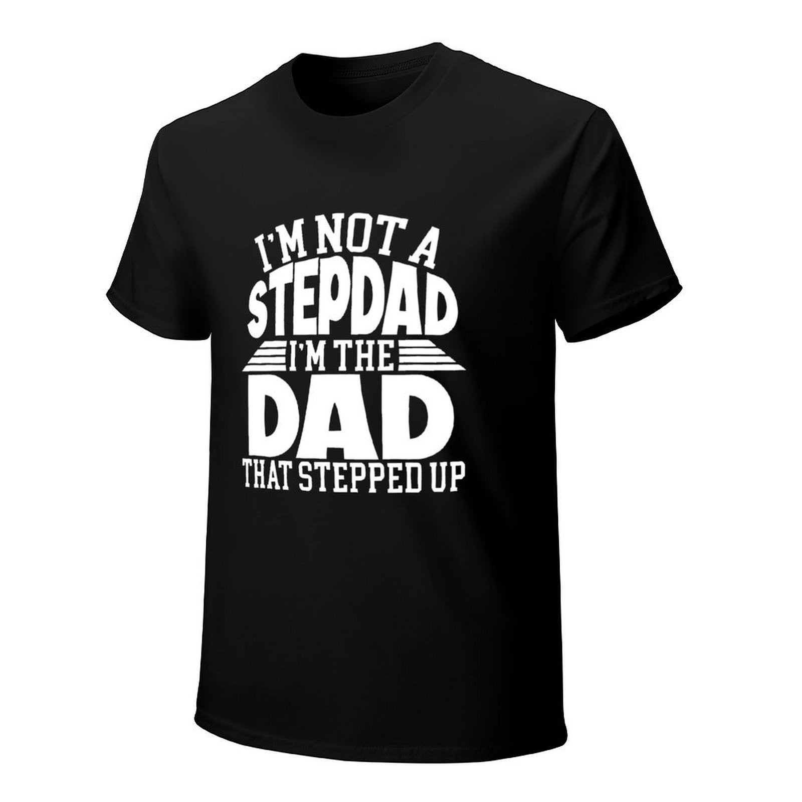 Inkmay Casual  Cotton T-shirt Worlds Best Dad Pattern Print Design Unisex T-shirtVintage SmoothWear T-Shirt