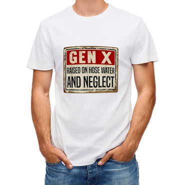 Inkmay Casual Cotton T-shirt Card Design With Red Crosses Unisex T-shirtHeritage Fitted T-Shirt