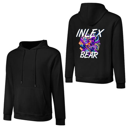 Inlex bear hooded pocket sweatshirt with back detailDailyFit DailyHoodie