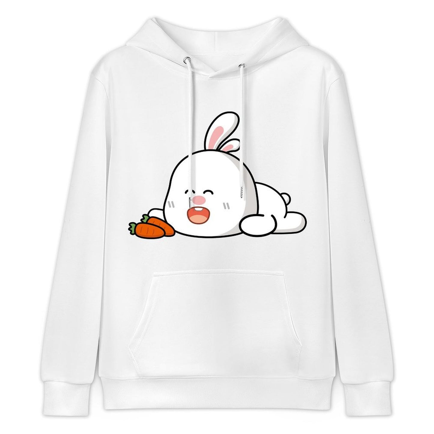 Logo-Ready Easy-Care Front Graphic Hoodies