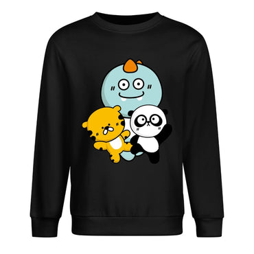 Front Patterned Long Sleeve TopRelaxFit StreetFit