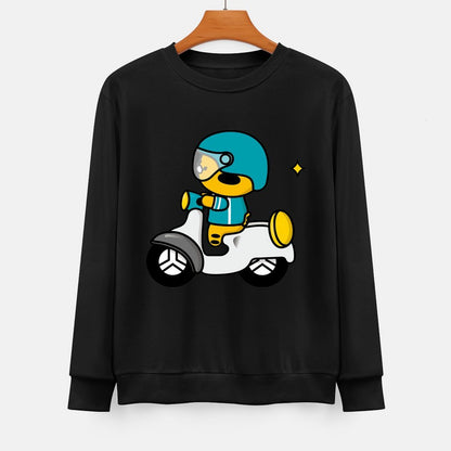 Front Patterned Long Sleeve TopEverydaySeries TimelessComfort
