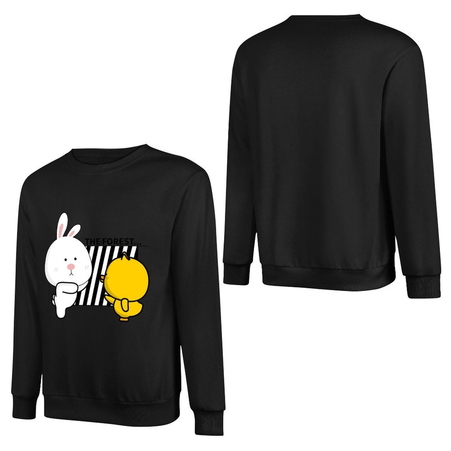 Front Patterned Long Sleeve TopRegularFit Eco / Sustainable