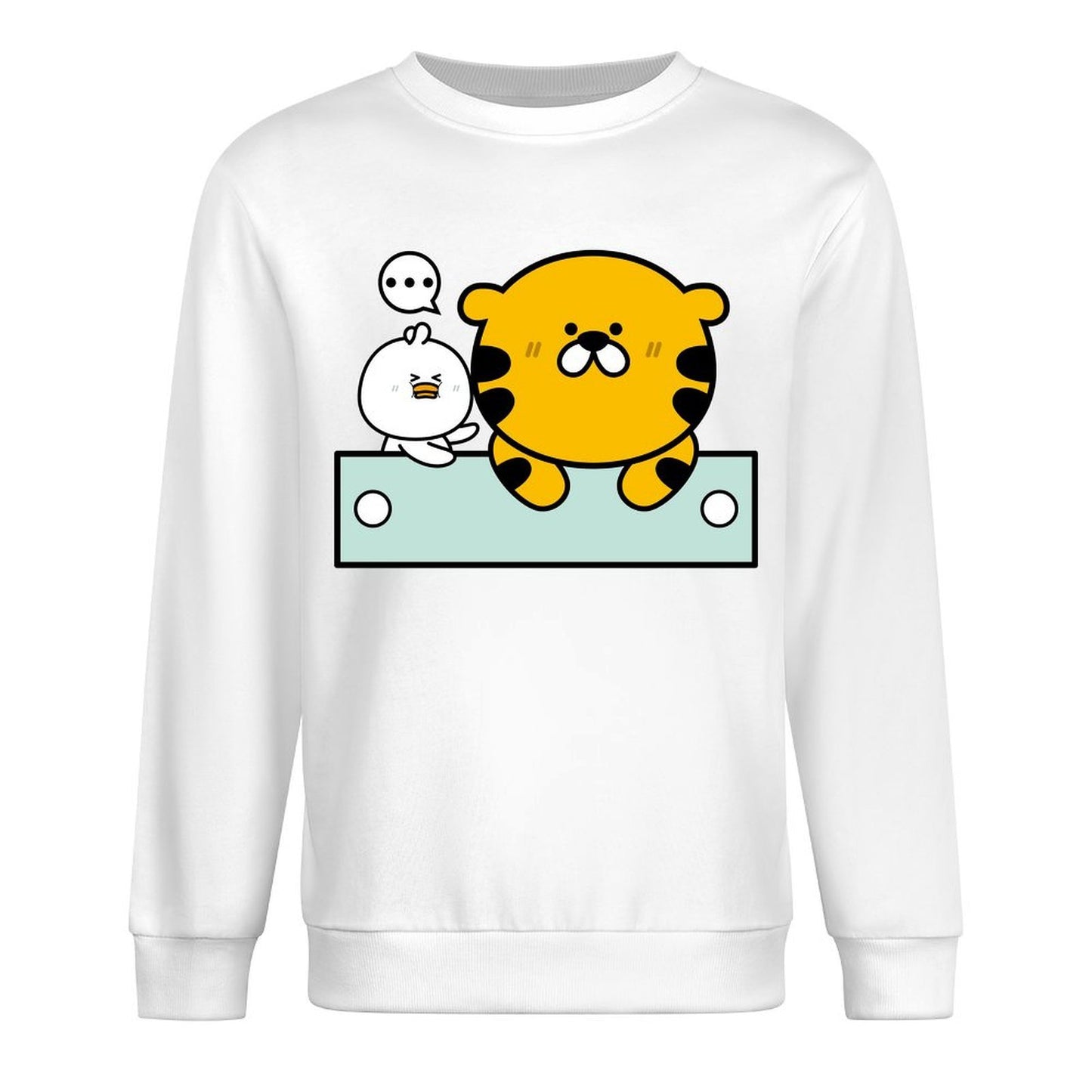 Front Patterned Long Sleeve TopSoft Eco-Conscious