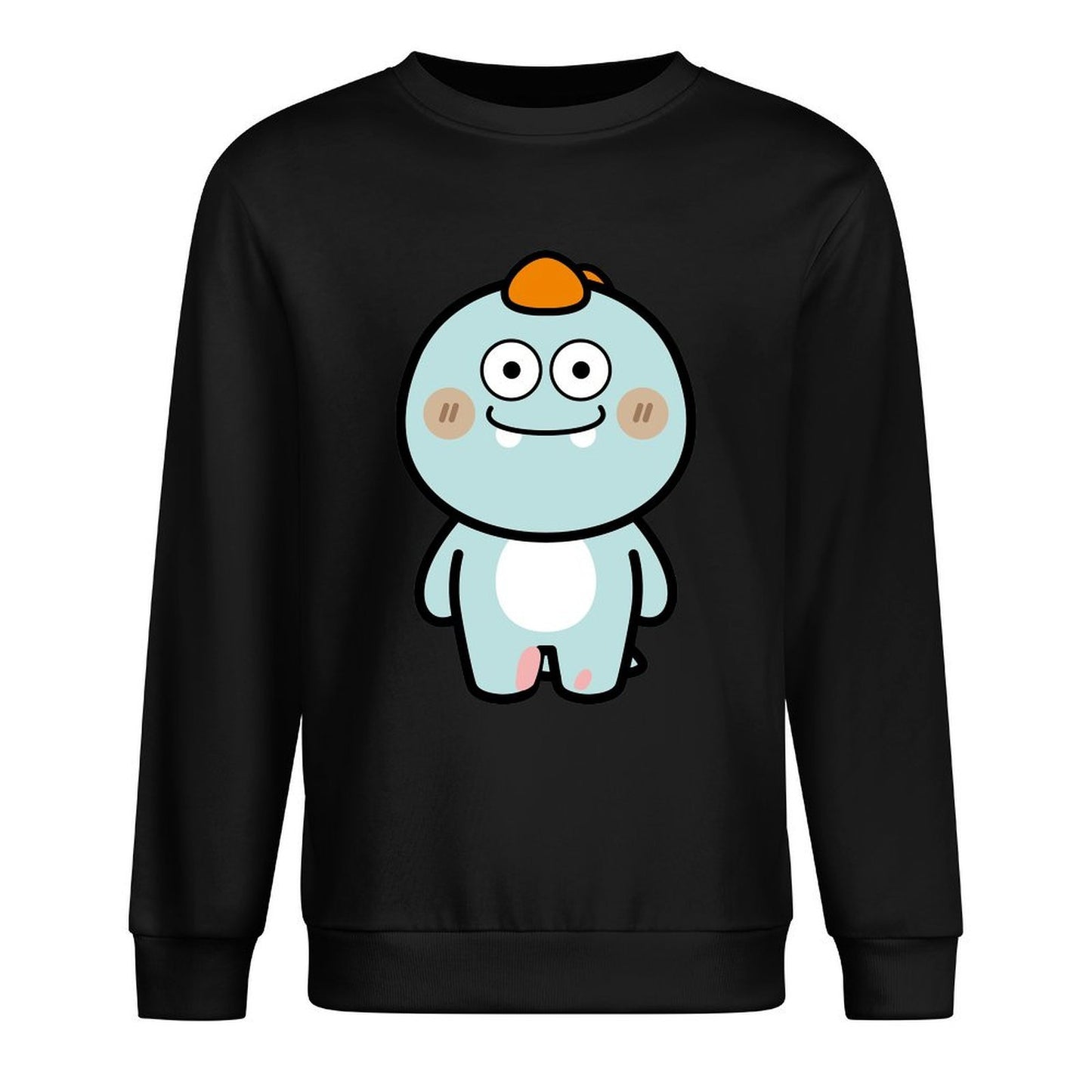 Front Patterned Long Sleeve TopLooseFit StreetFit