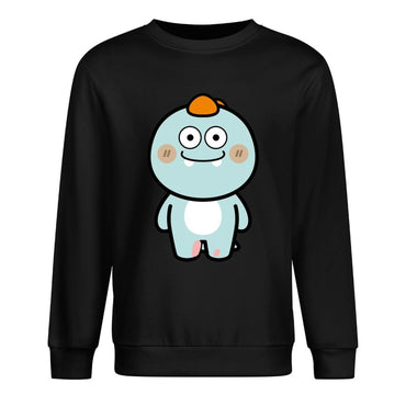 Front Patterned Long Sleeve TopLooseFit StreetFit