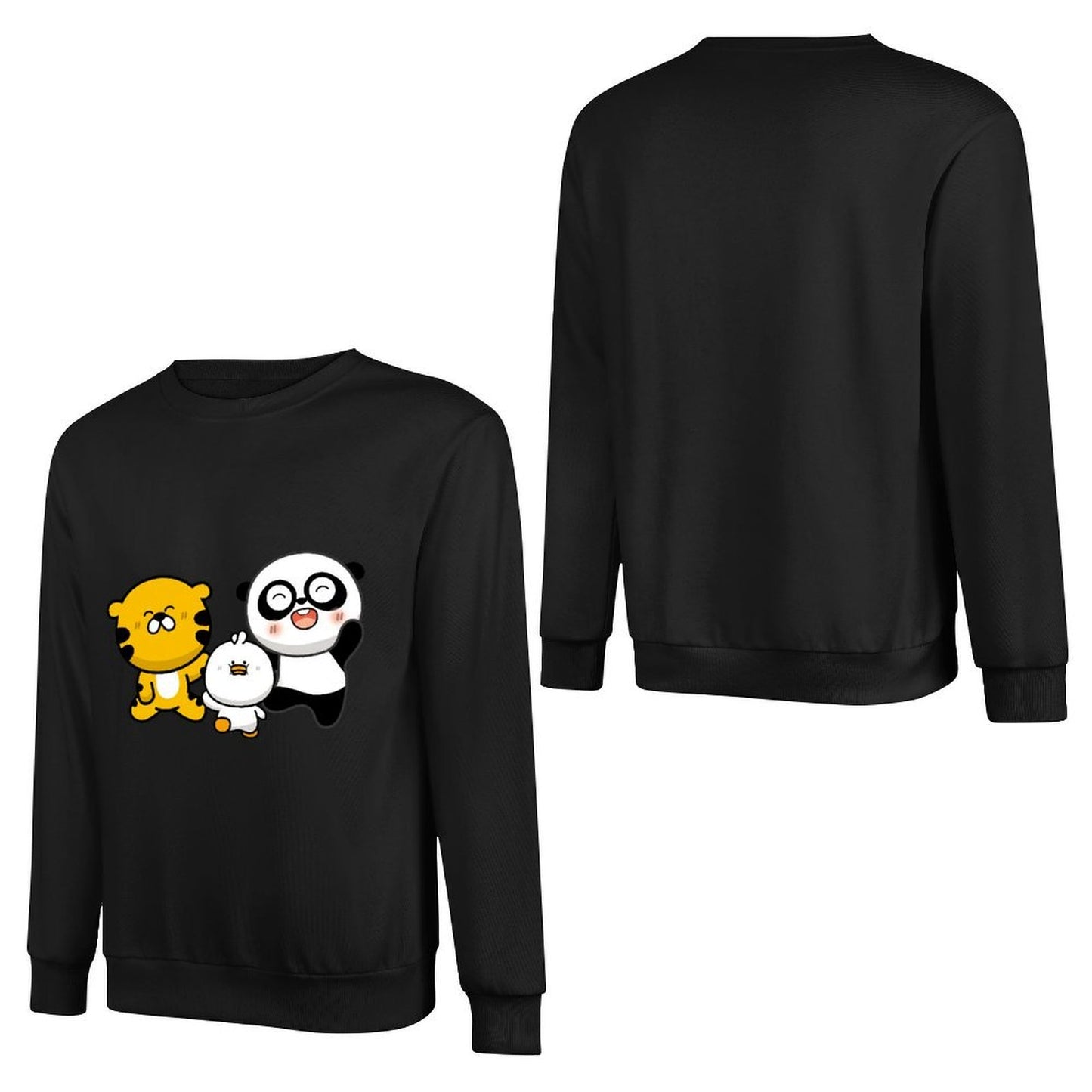 Front Patterned Long Sleeve TopDurable Made-to-Order