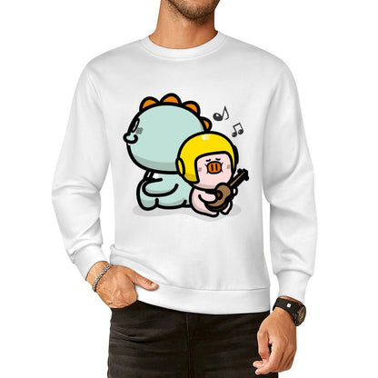 Front Patterned Long Sleeve TopClassic Lightweight