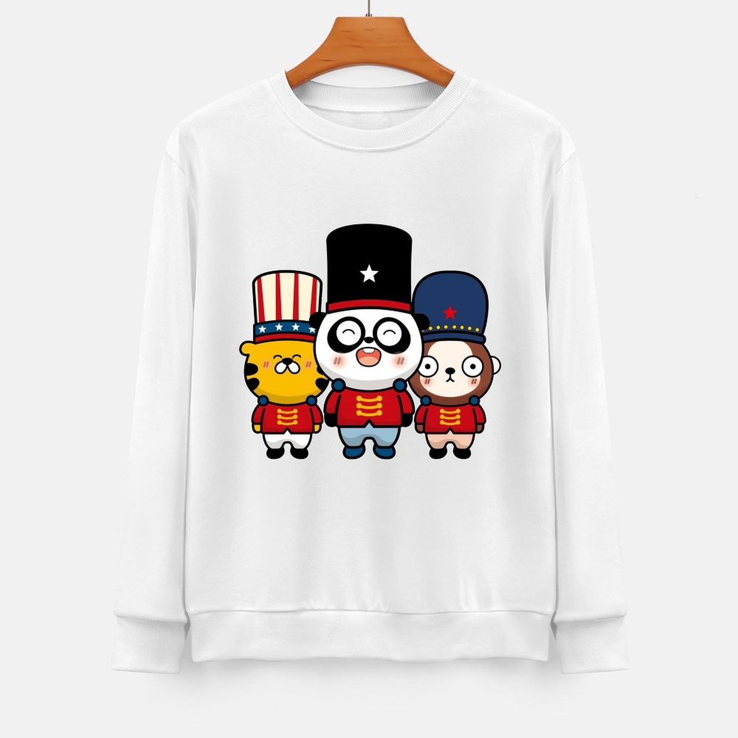 Front Patterned Long Sleeve TopSoftWear ModernFit