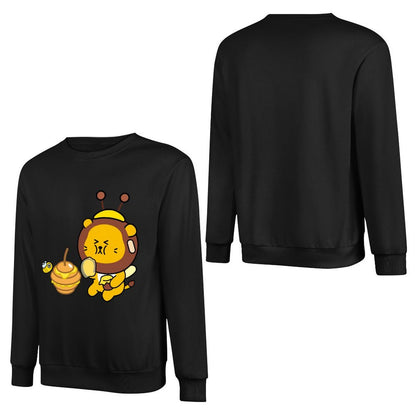 Front Patterned Long Sleeve TopSmooth Feel Neat