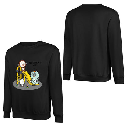 Front Patterned Long Sleeve TopWrinkle-Free Crisp Print