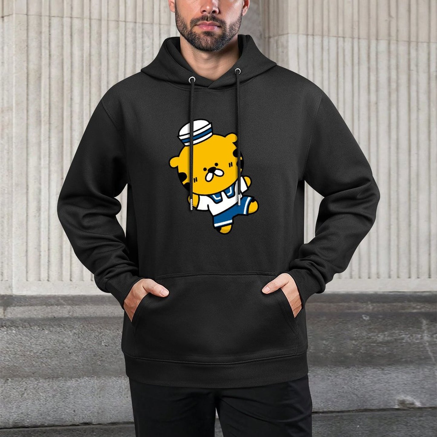 IPBR 250g Hooded Pocket Sweatshirt Front GraphicMen's Hooded  Sweatshirt4000657