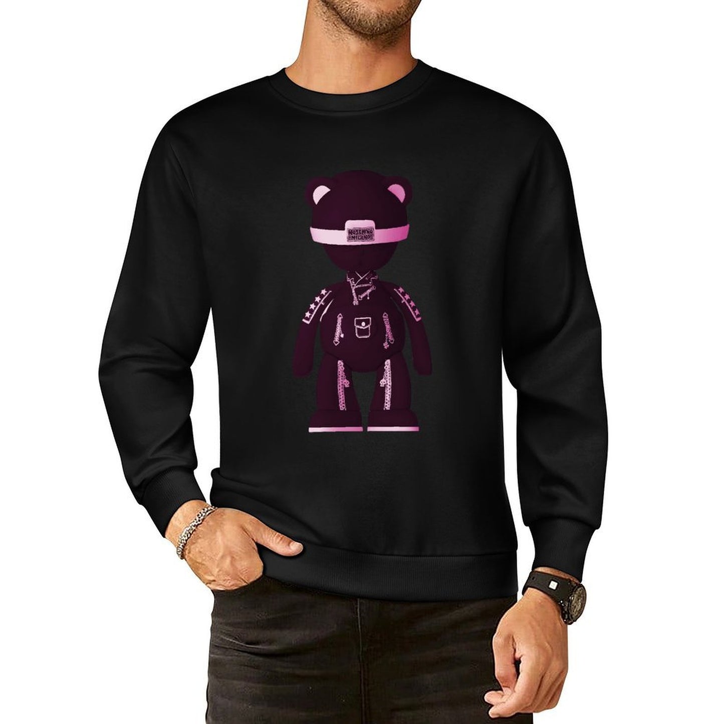 Long Sleeve With Front PatternMidweight Unisex