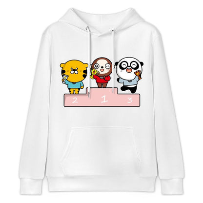 Clean Neat Front Graphic Hoodies