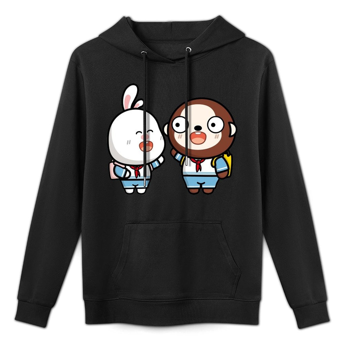 Sleek EverydayWear Front Graphic Hoodies