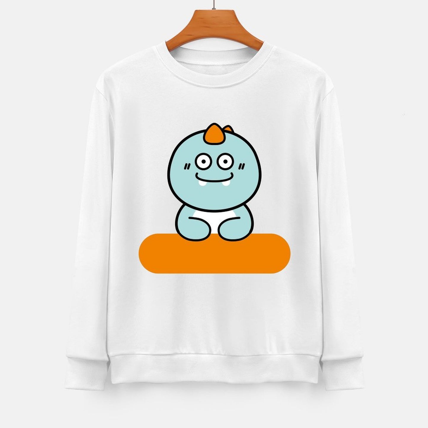 Front Patterned Long Sleeve TopNeutral Daily