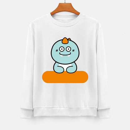 Front Patterned Long Sleeve TopNeutral Daily