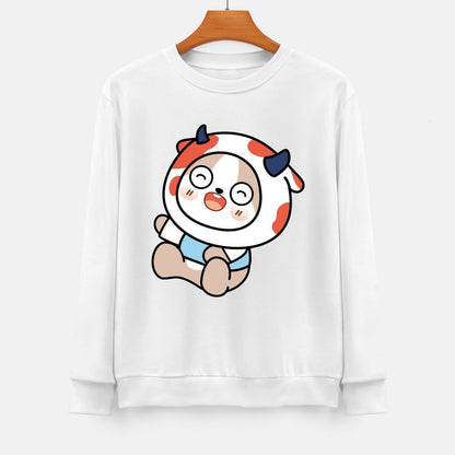 Front Patterned Long Sleeve TopCoreLine Neat