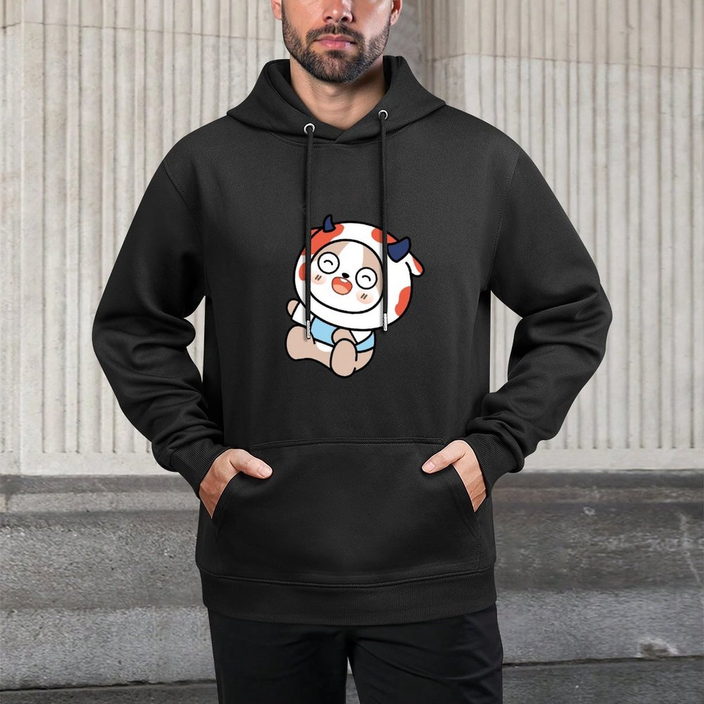 IPBR 250g Hooded Pocket Sweatshirt Front GraphicMen's Hooded  Sweatshirt4001526