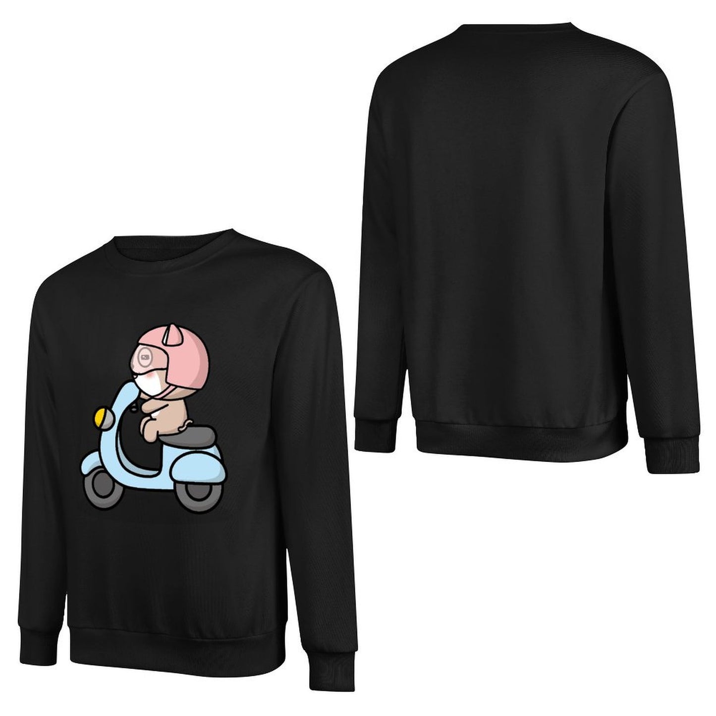 IPBR 250g Crew Neck Long Sleeve Sweatshirt Front GraphicCrew Neck Long Sleeve Sweatshirt4000332