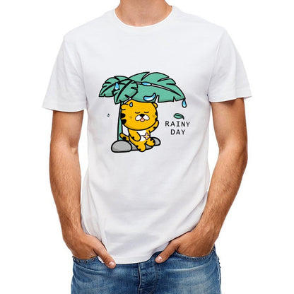 Slim Fit Simple Front Graphic T-shirt