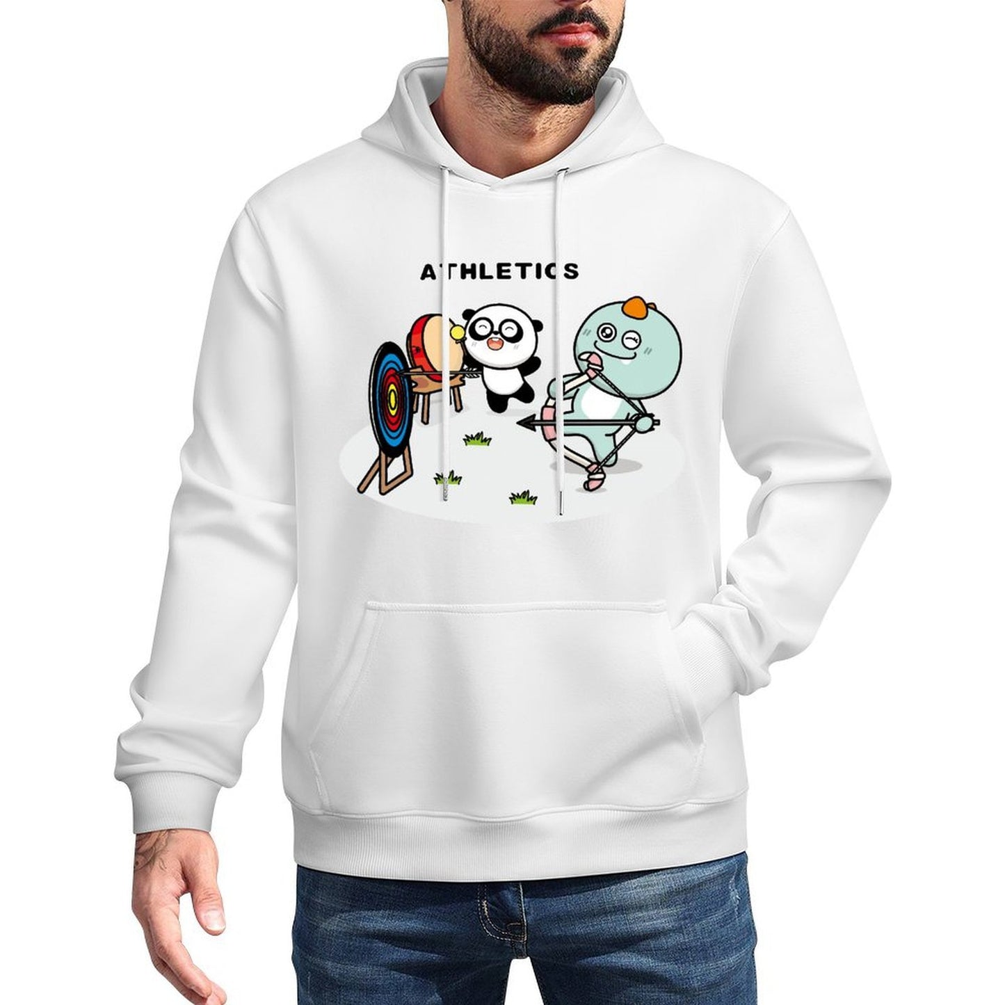 IPBR 250g Hooded Pocket Sweatshirt Front GraphicMen's Hooded  Sweatshirt4001543