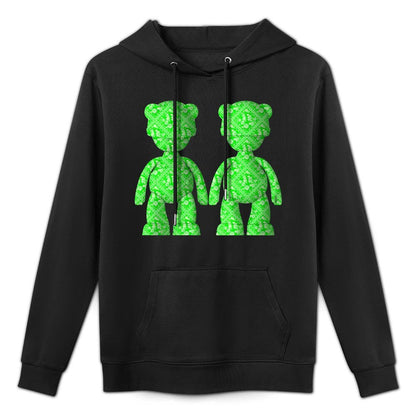 IPIB 250g Hooded Pocket Sweatshirt Front GraphicMen's Hooded  Sweatshirt6000147-4