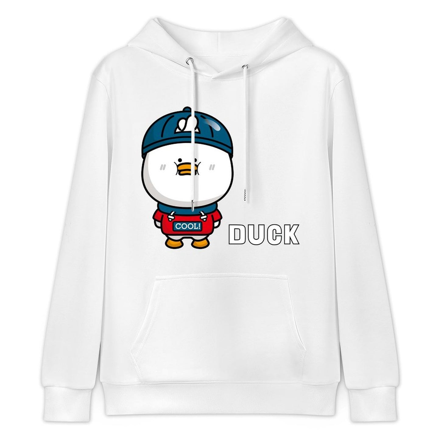 Sleek Basic Front Graphic Hoodies