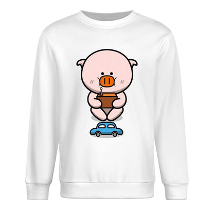 Front Patterned Long Sleeve TopAllDay Retro