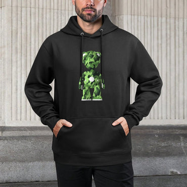 IPIB 250g Hooded Pocket Sweatshirt Front GraphicMen's Hooded  Sweatshirt6000127-3