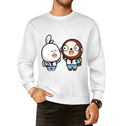 Front Patterned Long Sleeve TopSlim Fit Design-Your-Own