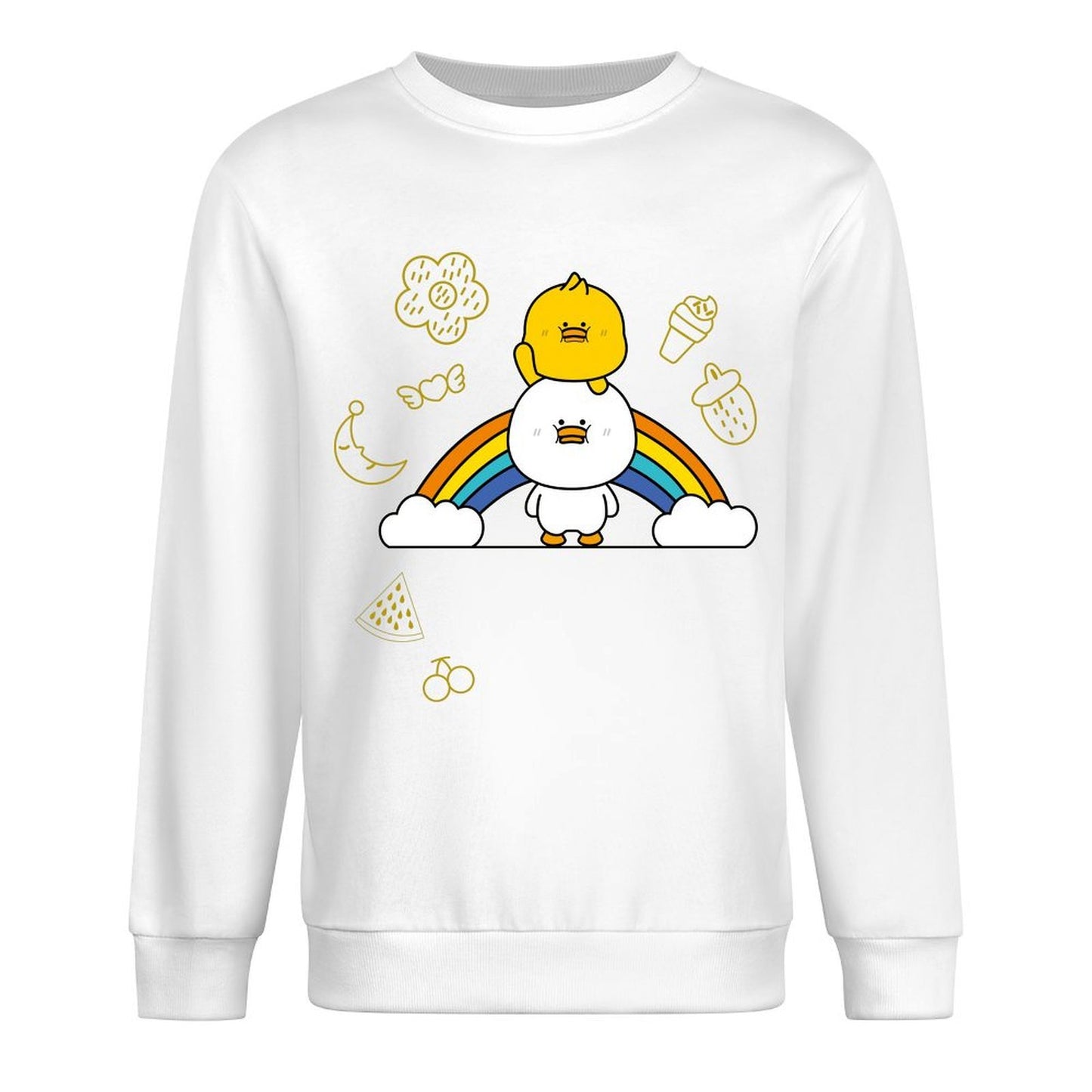 Front Patterned Long Sleeve TopMoisture-Wicking EasyStyle