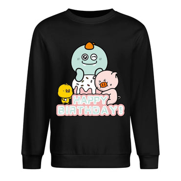 Front Patterned Long Sleeve TopSmooth Vibrant Colors