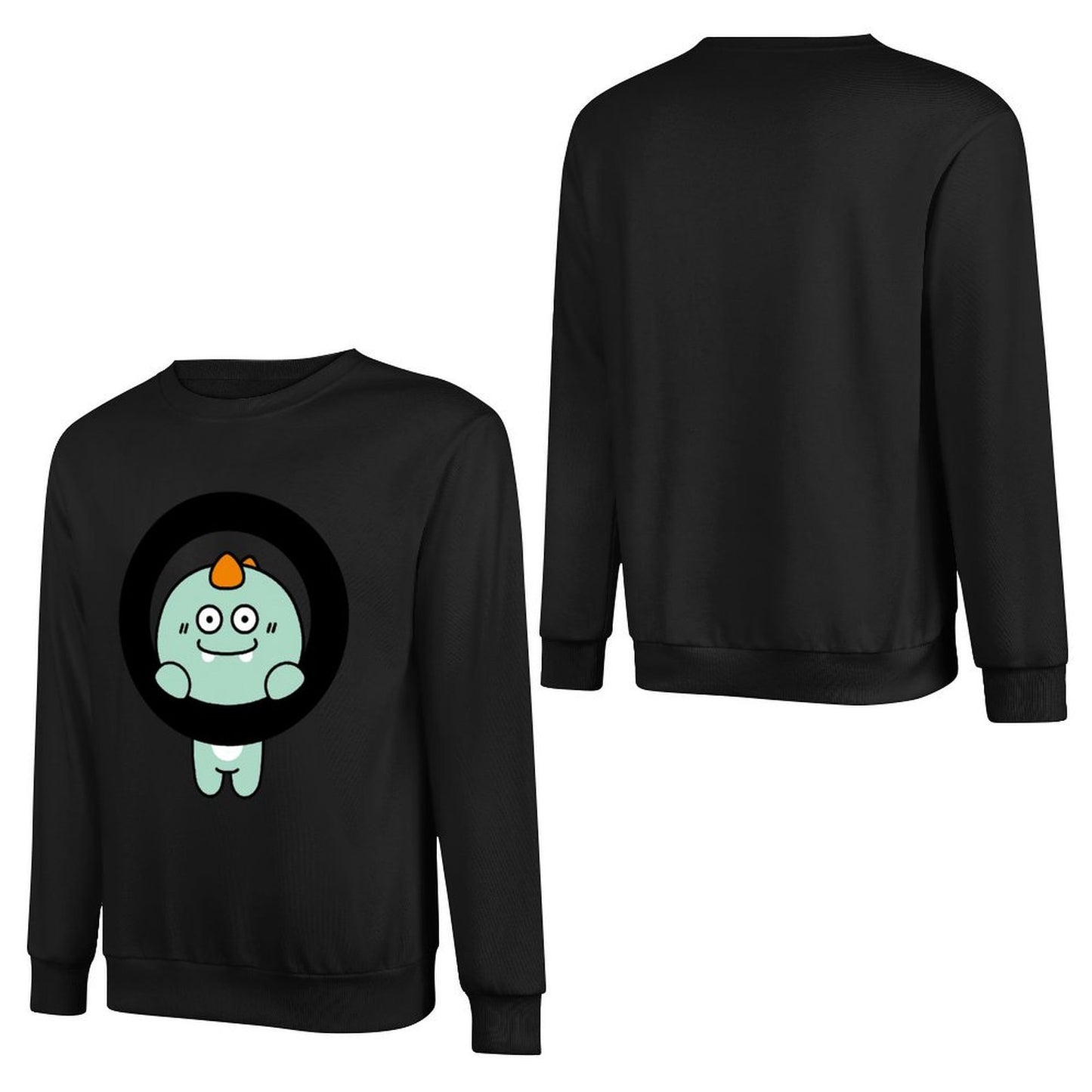 Front Patterned Long Sleeve TopPremium Finish Tear-Resistant