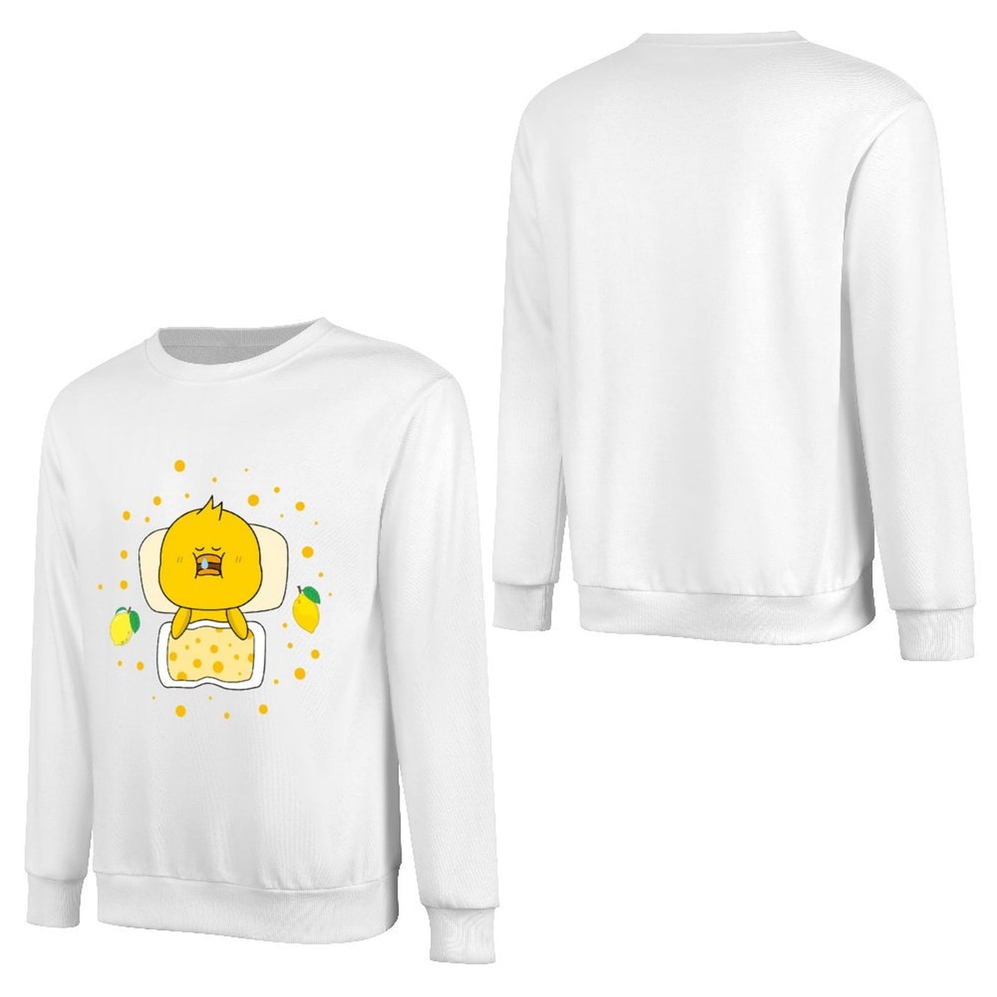 Front Patterned Long Sleeve TopUltra Durable Colorfast