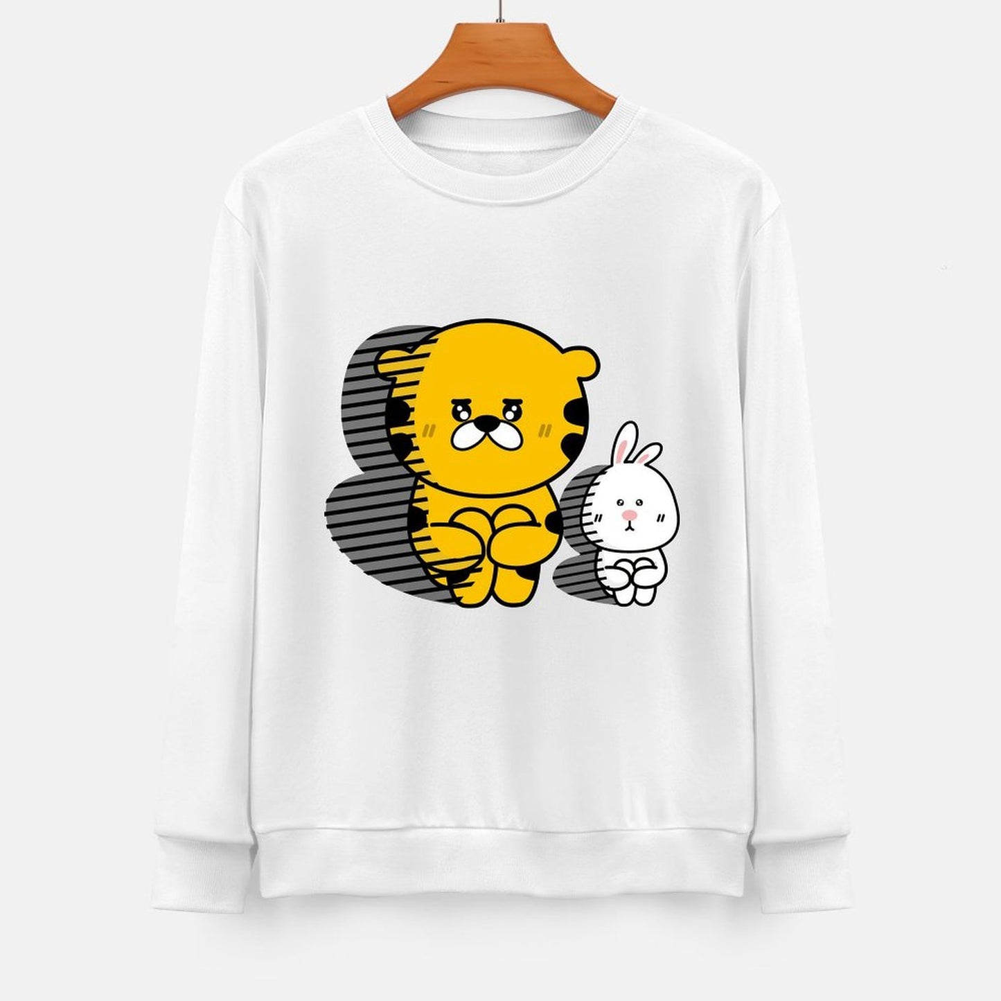 Front Patterned Long Sleeve TopActiveWear PureStyle